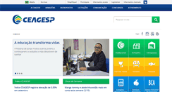 Desktop Screenshot of ceagesp.gov.br